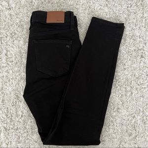 Madewell | Black High-rise Skinny Jeans